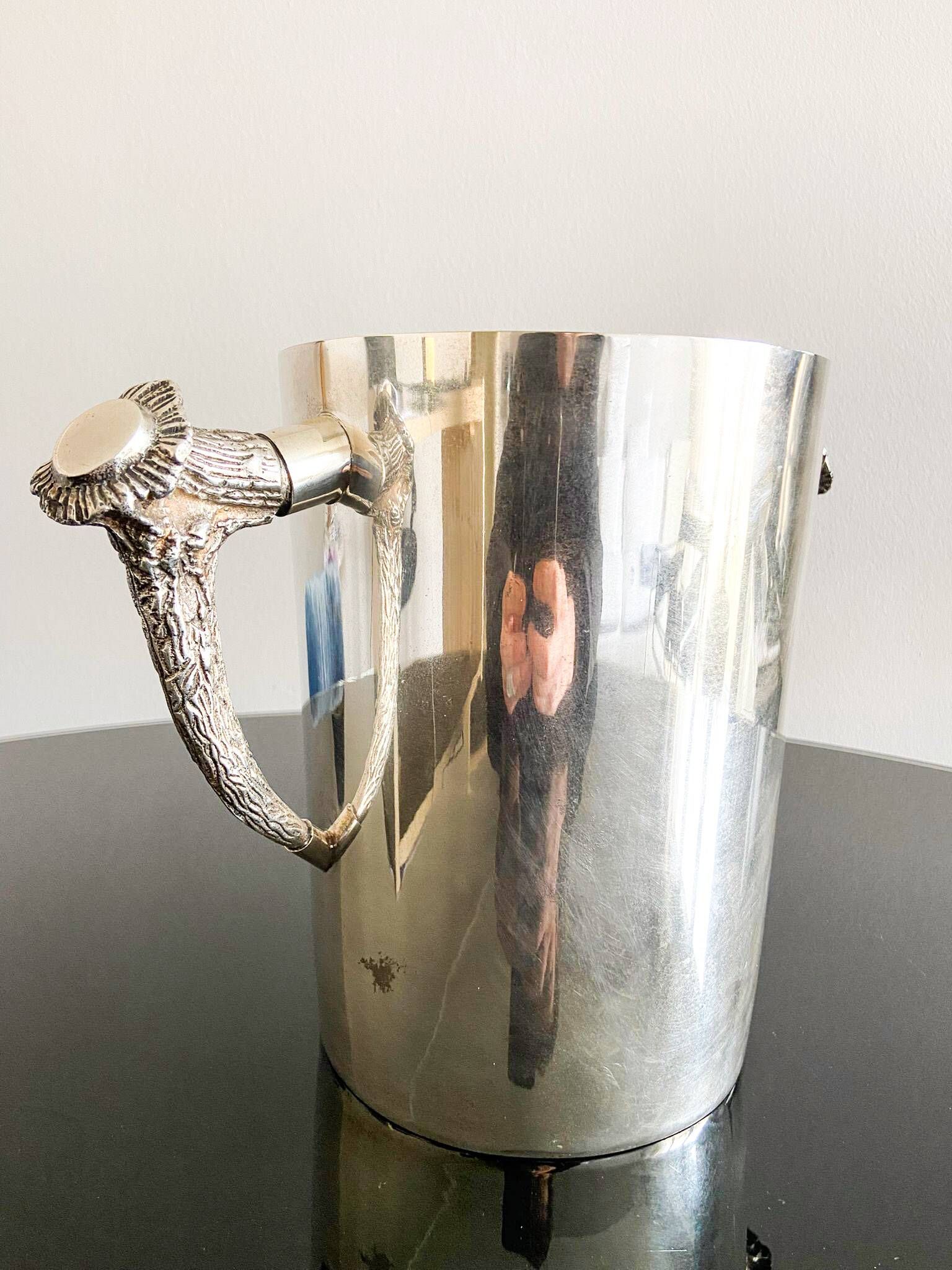 Un secchiello per il ghiaccio placcato in argento ralph lauren