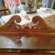Art nouveau walnut storage cabinet