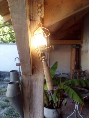vintage brass wood and iron workshop 40/50