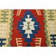 1970s Vintage Turkish Oushak Handmade Wool Cotton Red Runner Rug 78x224