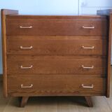Wooden chest of drawers design 60s