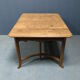 Dutch oak kitchen table in art deco style from the 1930s