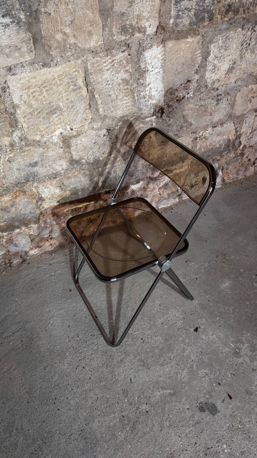 Pair of Plia chairs by Giancarlo Piretti