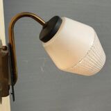 Pair of glass sconces, Arlus 1950