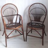 Chair rattan armchair