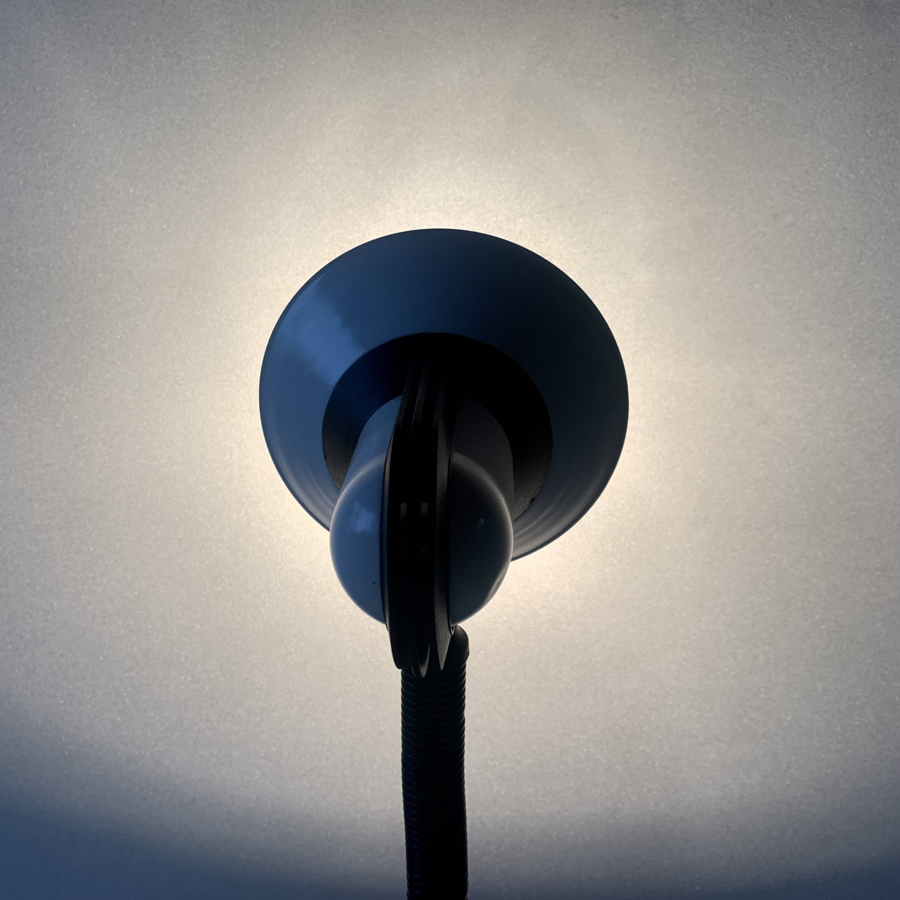 Fase vintage black and white desk lamp