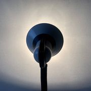 Fase vintage black and white desk lamp