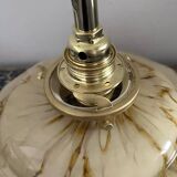 Marbled opaline pendant light