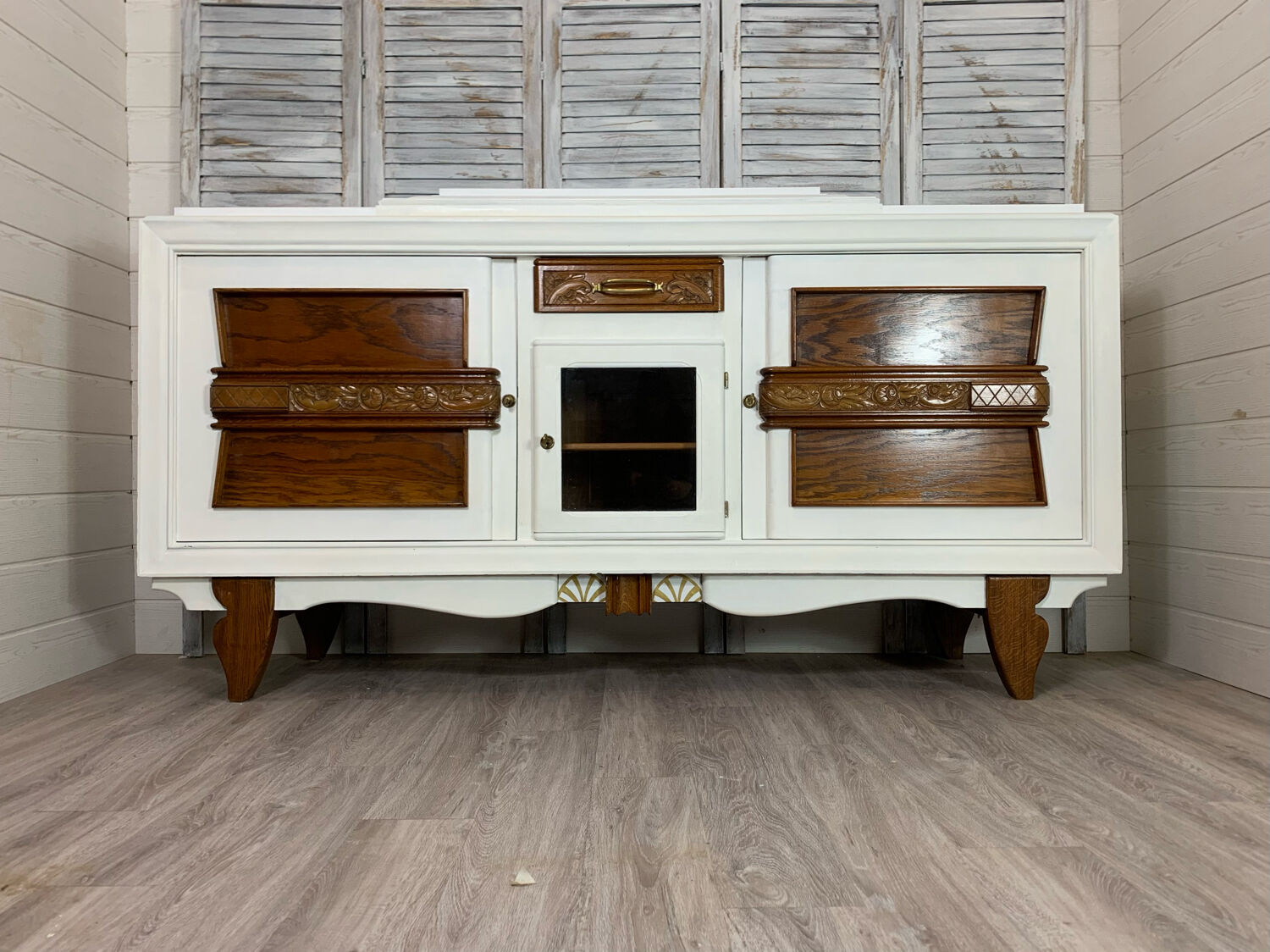 Vintage art deco style sideboard restyled