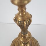 Old brass candlestick