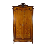 Mahogany inlaid Art Nouveau cabinet, France, circa 1900