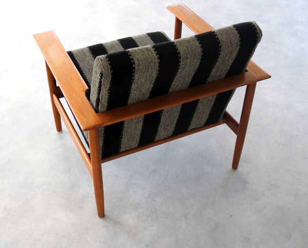 Ensemble de 2 fauteuils vintage   fauteuils   années 1960   danois
