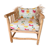 Armchair 50's in Kilim
