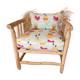 Fauteuil 50's en Kilim