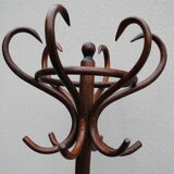 Parrot coat rack wood curved 1950s