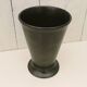 Vintage vintage iridescent black ceramic vase