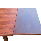 Vintage Scandinavian dining table from the 1960s, extendable, made of rosewood.