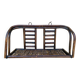 Étagère murale vintage en bambou et rotin,  circa 1960s