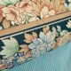 Canapé matelas de sol "bohème" en coton fleuri satiné