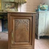 Antique Art Deco walnut sideboard