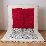 Moroccan Berber wool rug size 200 x 300 cm