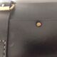 1950 leather paper basket