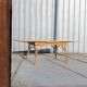 Vintage Bamboo Extendable Table