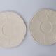 2 tasses à déjeuner faïence blanc cassé Lunéville décor relief France
