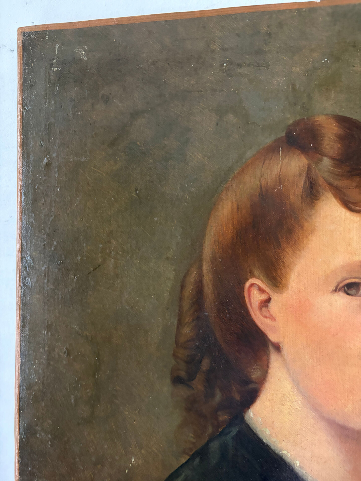 Portrait of a woman, oil on canvas