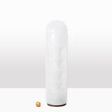 Carlo Nason. "Column" floor lamp in opalescent glass. 1970s/80s.
