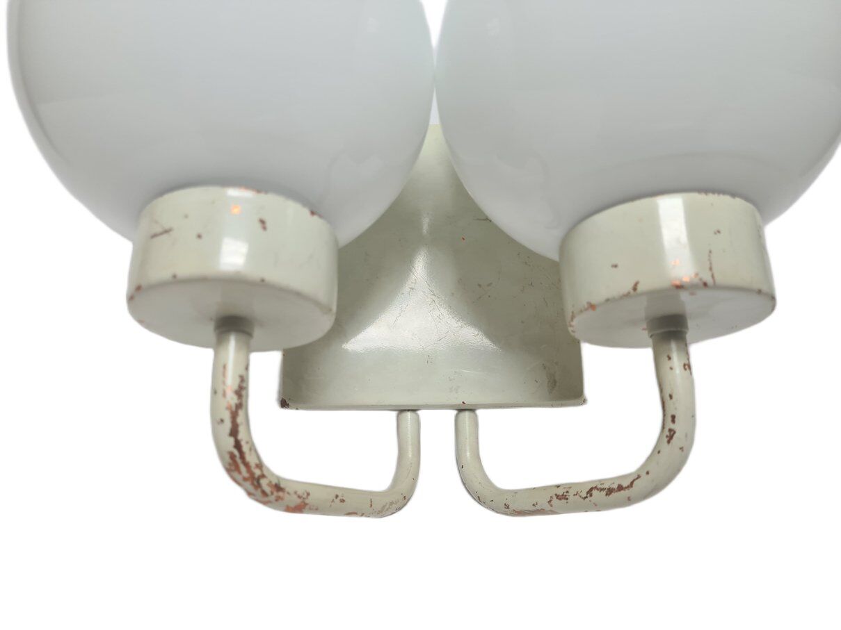Two-armed wall lamp from Elmet Zabrze, 1970s