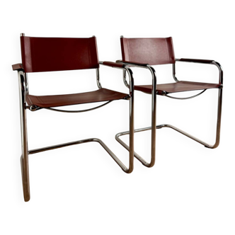 S34 armchairs in Mart Stam style