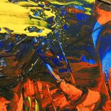 Small abstract painting