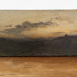 Oil on canvas, landscape, Gaston Bouy