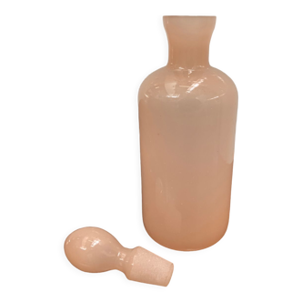 Pharmacy bottle pink perfume with cap