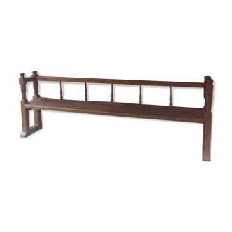 Banc d'église en chêne massif