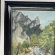 Paysage à l’huile post-impressionniste signé F. Gill