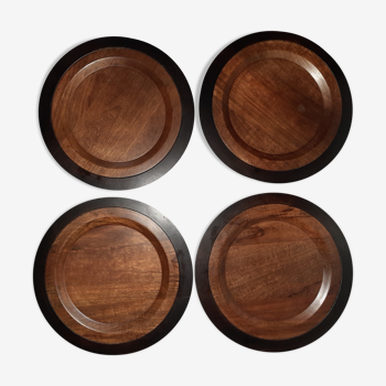 Wooden presentation plates