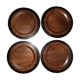 Assiettes de présentation en bois