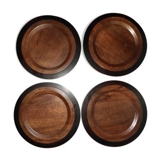 Wooden presentation plates