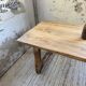 Table de ferme travail pin 1950 220cm