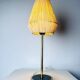 Model 332 Table Lamp In Brass And Natural Fibre By Eae, Sweden 1950S