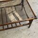 Wicker coffee table