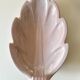 Large leaf-shaped stoneware bowl by Gunnar Nylund for Rörstrand, Sweden 1960s