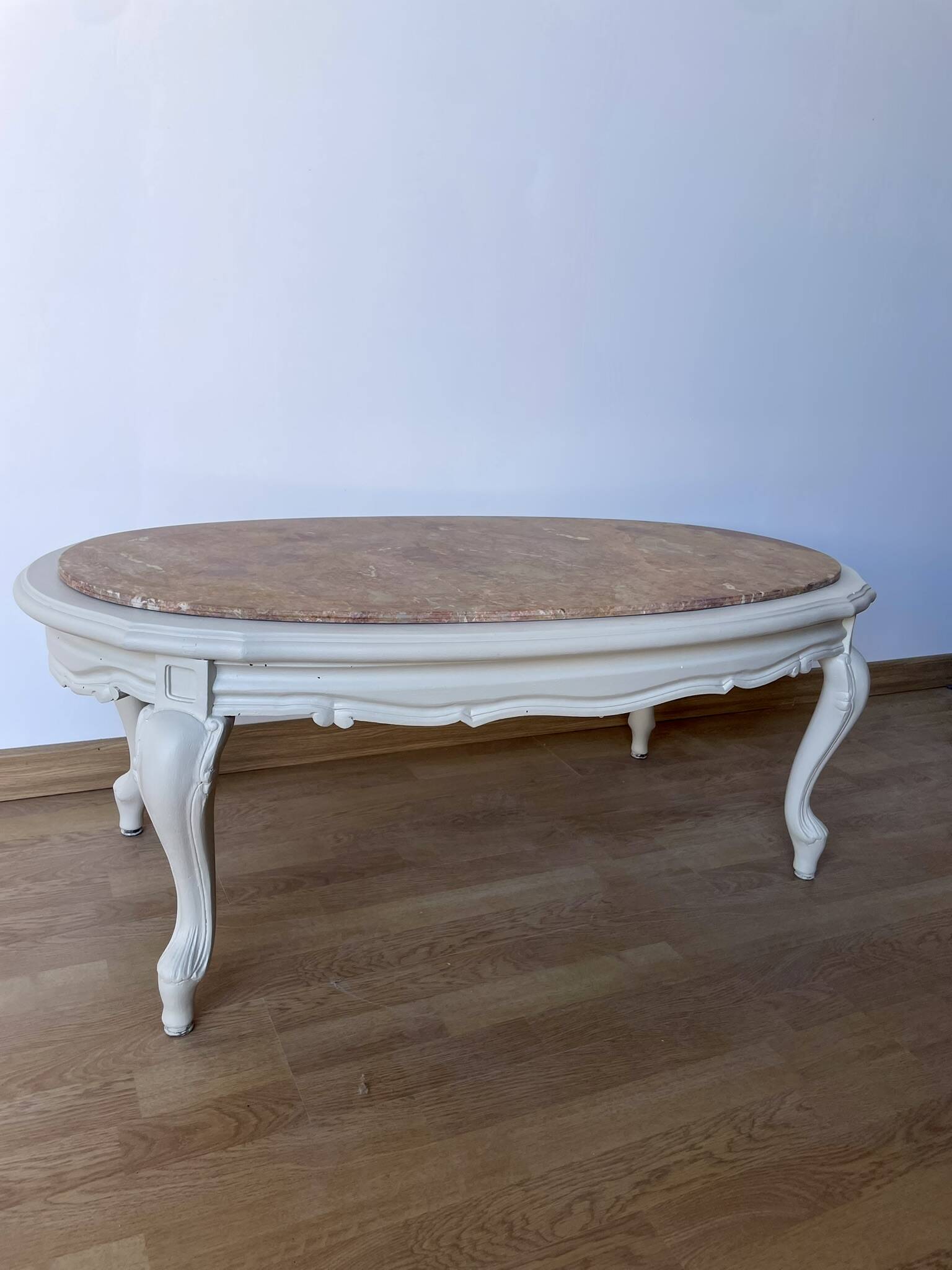 Marble top coffee table