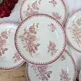 “Margot” flat plates Terre de Fer