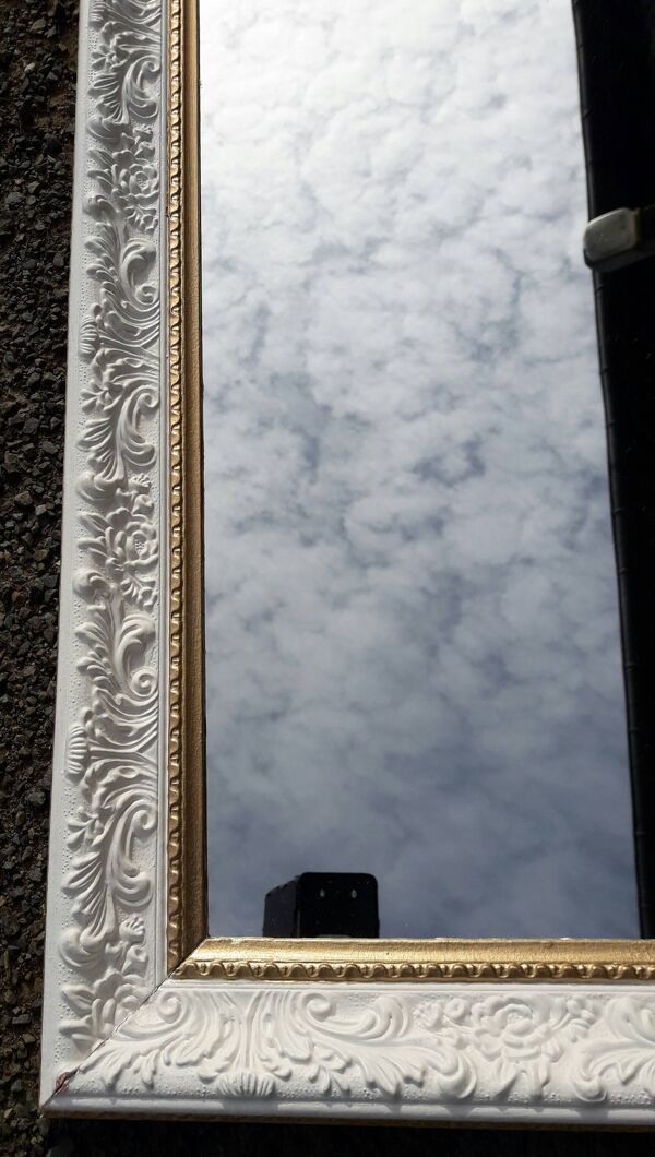 Miroir classique mural relooké