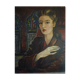 Potrait woman oil on canvas 1946