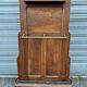 Antique hall coat rack – mirror, hooks & umbrella stand