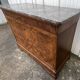 Commode Louis-Philippe en ronce de noyer, marbre Saint-Anne, milieu 19ème